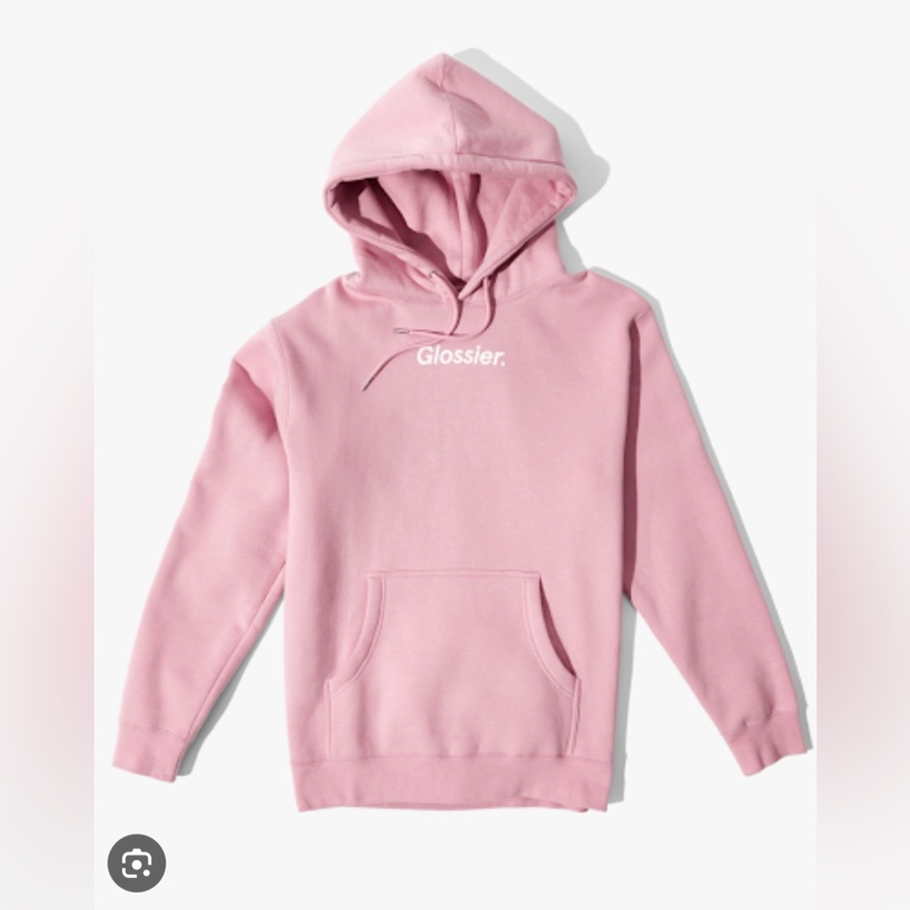 Pink glossier hoodie
